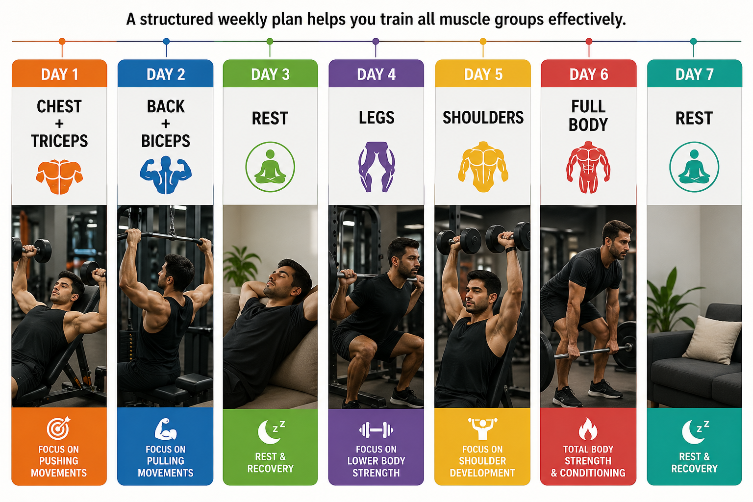 Workout plan for gym