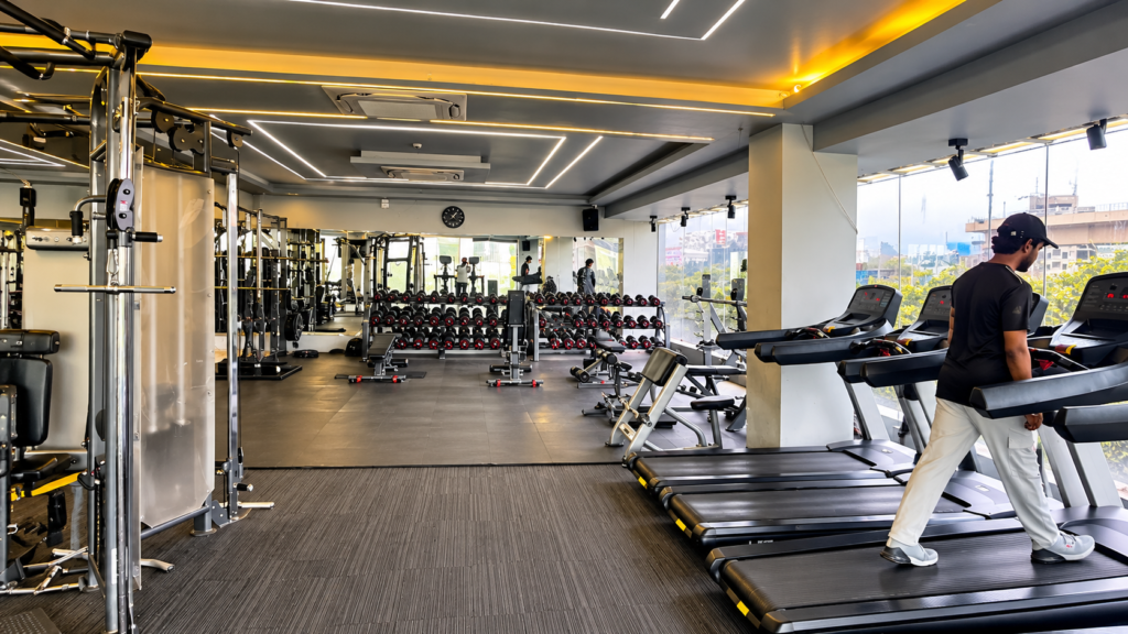 Best Gym in Pune – ORCA FITNESS gym interior in Chinchwad, Pune